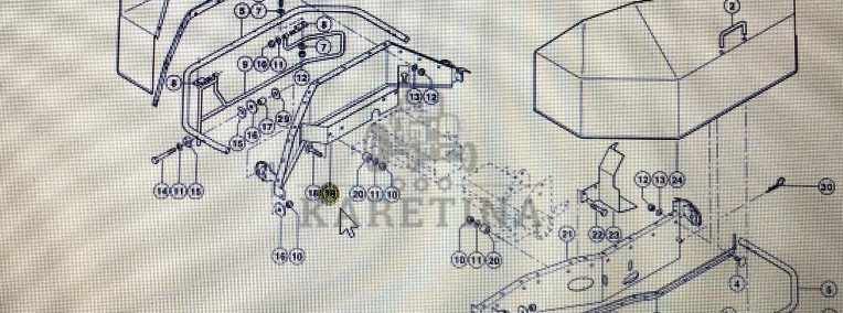 CLAAS 00 0922 338 1/CLAAS Corto dżwigar prawy-1