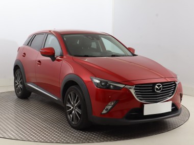 Mazda CX-3 , Salon Polska, Skóra, Navi, Klimatronic, Tempomat,-1