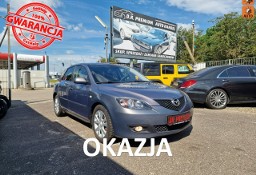 Mazda 3 I 1.6 Benzyna 105 KM, Alufelgi, Klimatyzacja, Isofix, USB, AUX, Metali