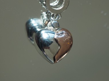  Pandora Charm zawieszka serce otwierane kluczyk love miłość -1