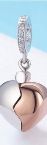  Pandora Charm zawieszka serce otwierane kluczyk love miłość -3