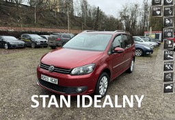 Volkswagen Touran II HIGHLINE-2.0TDi-140km-DSG-Serwis-Bi-Ksenon-Navi-Kamera-Skóry-Panoram