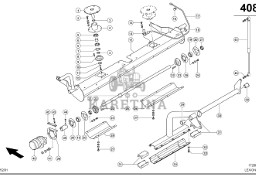 Claas Lexion 580 RAMIĘ NOŚNE 0007831231 (Rozdzielacz plew; kanał)