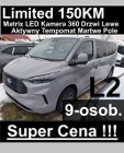 Ford Transit Custom Limited L2 150KM Kamera 360 Matrix LED Drzwi Lewe 2206 zł