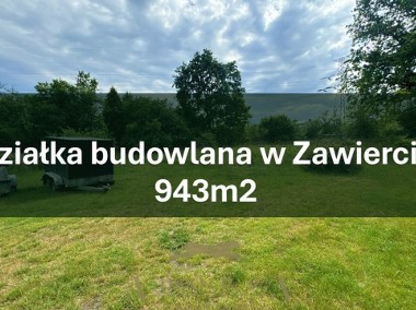 Zawiercie, Działka Budowlana 943m2, sz. 23,7m-1