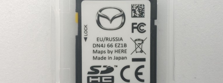 Mapa Mazda CX5, MX5, MX30 - DN4J B-1
