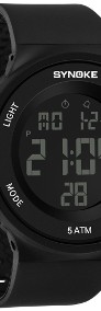Sportowy zegarek elektroniczny unisex wodoszczelny WR50 tarcza podświetlana LED-3