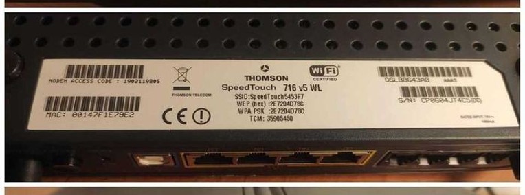 Router przewodowy Thomson SpeedTouch-1