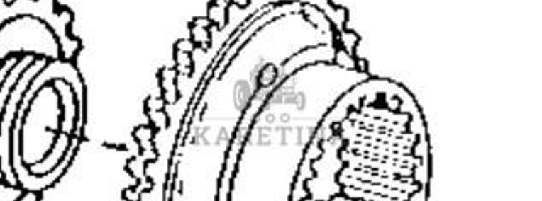 John Deere 7600 7700 7800 Piasta Przedniego Napędu R115229 R122559-1