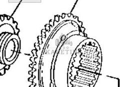 John Deere 7600 7700 7800 Piasta Przedniego Napędu R115229 R122559