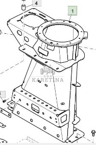 John Deere 8600 Rura Spustowa CZĘŚCI AXE53706-2