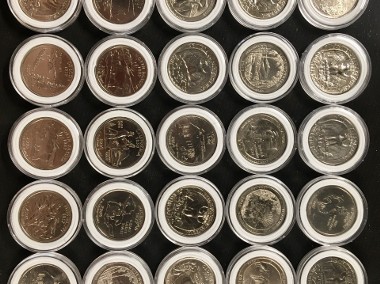 Zbiór monet 25 centów - "Quarter Dollar" różne serie 25 sztuk.-1