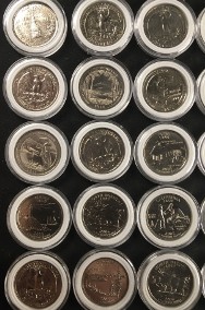 Zbiór monet 25 centów - "Quarter Dollar" różne serie 25 sztuk.-2
