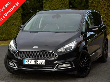 Ford S-MAX Vignale Full Led 7-foteli Skóry Navi Kamera Sony 19Alu Black Webasto-1