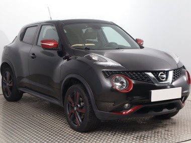 Nissan Juke , Salon Polska, Skóra, Navi, Xenon, Klimatronic, Tempomat,-1