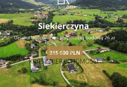 Działka budowlana Siekierczyna