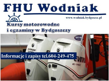 Kurs motorowodny z egzaminem na patent sternika motorowodnego w Bydgoszczy-1