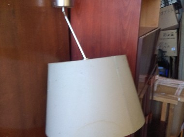 Lampa wisząca na kablu 60 cm, abażur w kształcie ściętego walca-1