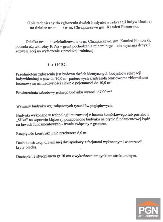 Działka na wyspie z rozpoczętą budową – pohled 2