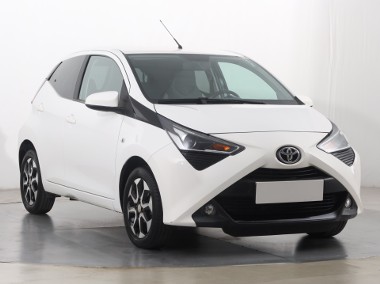 Toyota Aygo , Salon Polska, Serwis ASO, Klima, Tempomat, Parktronic-1