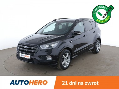 Ford Kuga III 4x4, automat, bi-xenon, panorama, navi, grzane fotele, czujniki park-1