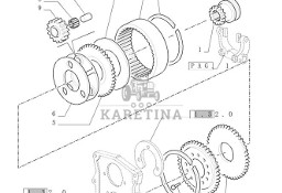 New Holland T6090 Tarcza 86mm id x 200mm od x 15mm thk 5164774