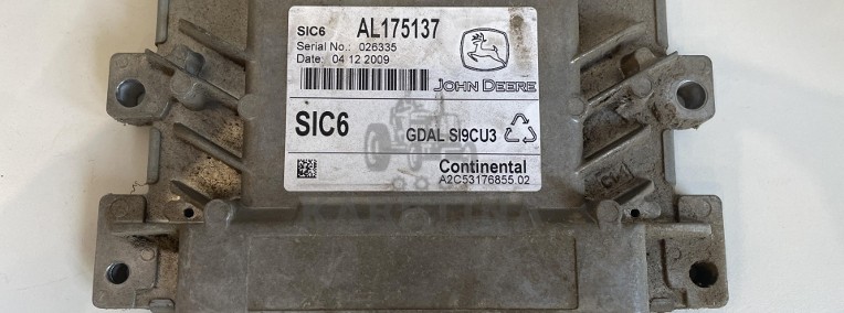 John Deere 6230 7230 - sterownik moduł kontroler zaworów E-ICV / E-SCV SIC6 AL175137 AL201475-1