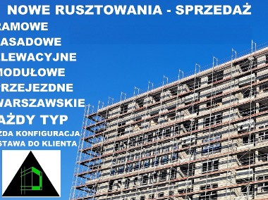 TANIE NOWE RUSZTOWANIA Elewacyjne Rusztowanie Plettac Długość 60m p.rob.270m2-1