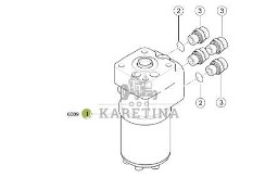 Claas Jaguar 970 - orbitrol 0001411511