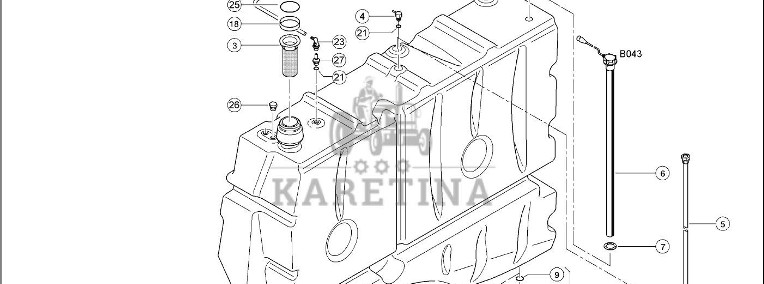 Claas Lexion 600 ZBIORNIK ZAPASU 0000165963 (Zbiornik paliwa)-1