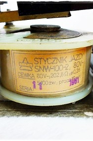 Stycznik SNW 100-2 , 80V wózek WNA Nowy z lat 80-tych -2