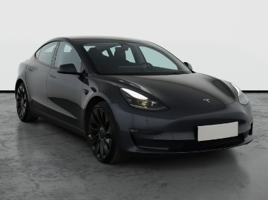 Tesla Model 3 , SoH 79%, Salon Polska, Automat, VAT 23%, Skóra, Navi,-1