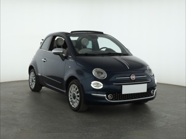 Fiat 500 500C , Salon Polska, VAT 23%, Skóra, Klimatronic, Tempomat,-1