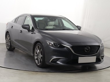 Mazda 6 III , Salon Polska, Automat, VAT 23%, Skóra, Navi, Klimatronic,-1