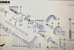 CLAAS 00 0949 397 0/CLAAS Corto rolka napinacza