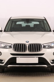 BMW X3 II (F25) , Salon Polska, Serwis ASO, 187 KM, Automat, Skóra, Navi,-2