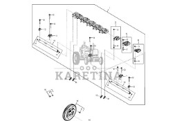 John Deere 9470RX - Ramię wahacza RE550229 (Silnik)