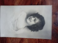 portret kobiety zdjęcie kartonikowe przedwojenne fotografia pocztówka oryginał