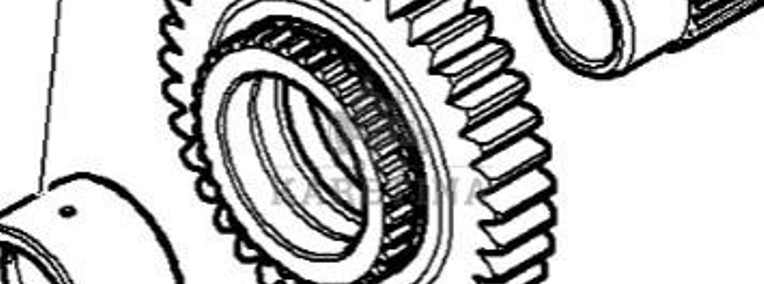 Massey Ferguson 5410 Koło Zębate Zębnik Zębatka Sprzęgła Skrzyni Biegów 39 zębów CZĘŚCI 4304250M1-1