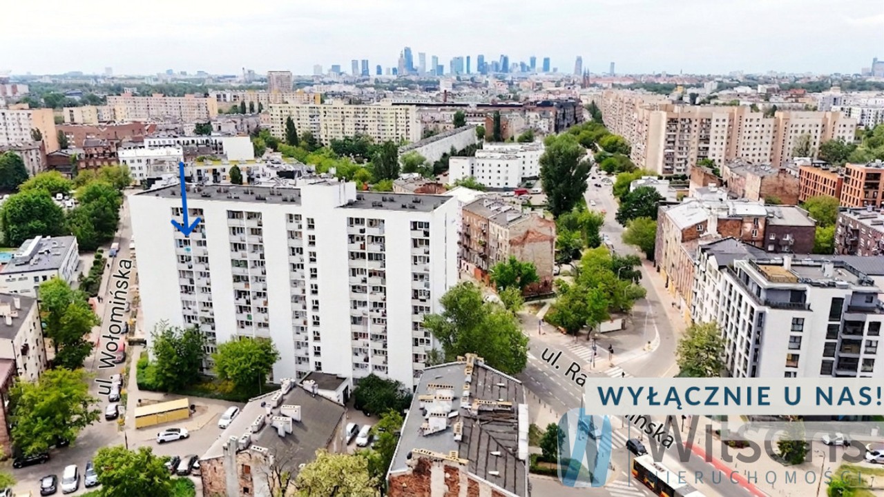 Ustawna kawalerka z aneksem sypialnym i widokiem, Wołomińskamazowieckie