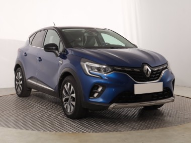 Renault Captur , Salon Polska, GAZ, Skóra, Navi, Klimatronic, Tempomat,-1