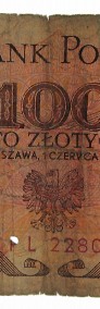 Banknot 100 złotych 1986 rok - Seria PL Ludwik Waryński PROLETARYAT 1883-3