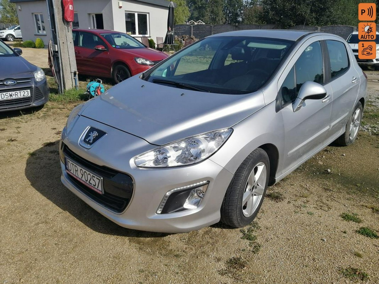 Peugeot 308 I 1.6 92 Km Klimatronik, Parktronik, Elektryka, Hak