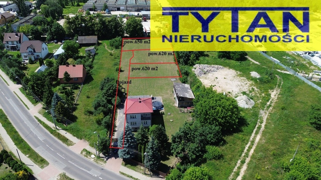 Działka 620 m²., Łomża