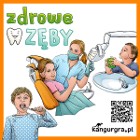 ZDROWE ZĘBY duża EKO GRA planszowa dla dzieci A1 A0