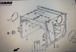 Pokrywa Prawa / Lewa Do Claas Mega 370-360 Nr kat. prawa 000 647 865 1 Nr kat. prawa 000 647 865 1