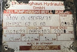 Brueninghaus A10V O 45DFR/31 R-PSC 62 G 60 ( 941623 ) Pompa hydrauliczna