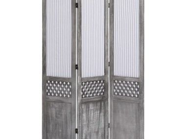 vidaXL Parawan 3-panelowy, szary, 105 x 165 cm, tkanina284215-1