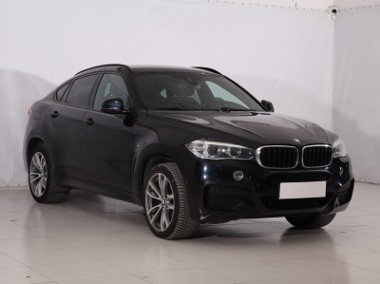 BMW X6 F16 , Salon Polska, Serwis ASO, 259 KM, Automat, Skóra, Navi,-1