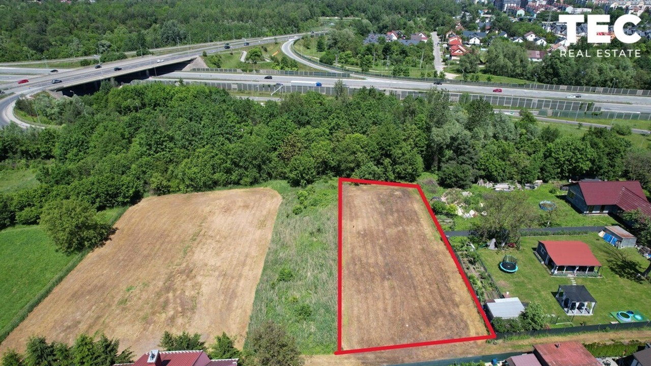 Płaskie urokliwe działki w Swoszowicach 12ar. - Widok 6